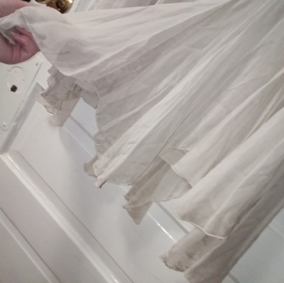 Gigi Moda Silk Blend Lagenlook Flowy Blouse Sz S Contemporary Minimalist Office - Picture 2 of 7